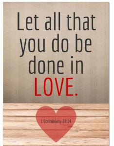 Blameless 1 Cor. 16.14