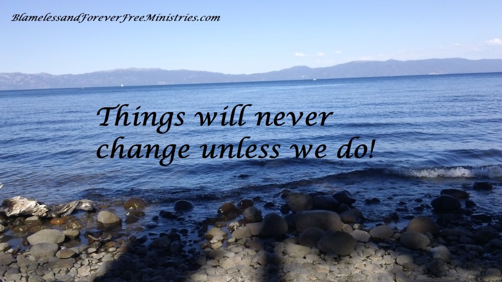 Blameless Things Will Never Change