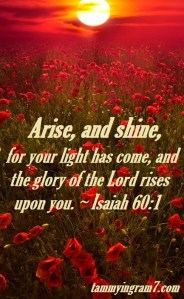 Blameless Isaiah 60.1