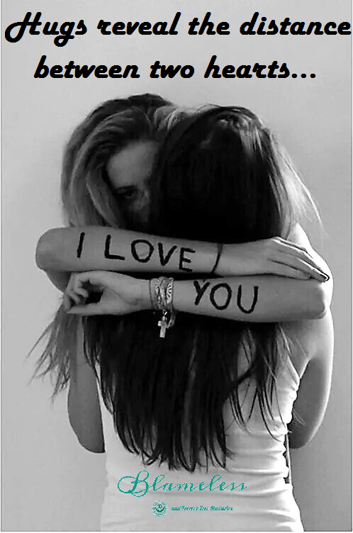 Blameless Hugs reveal the distance between two hearts... NONE 1