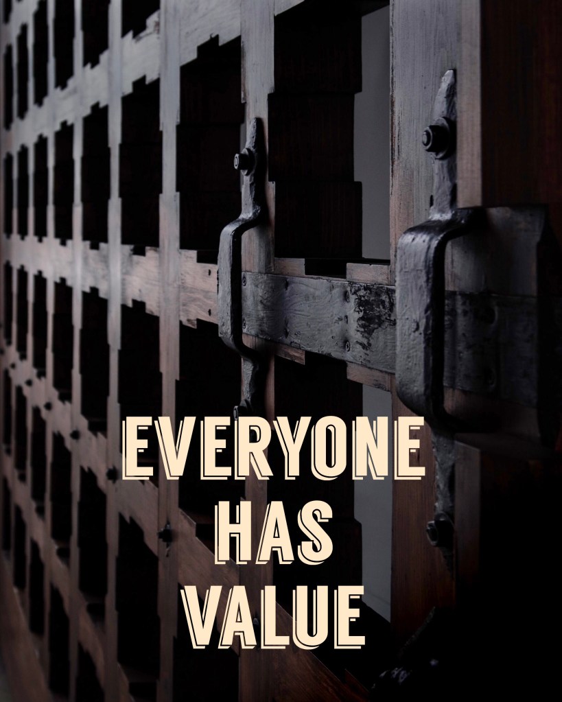 Blameless and Forever Free Ministries, along with Chaplain Tammy, believes everyone has value!