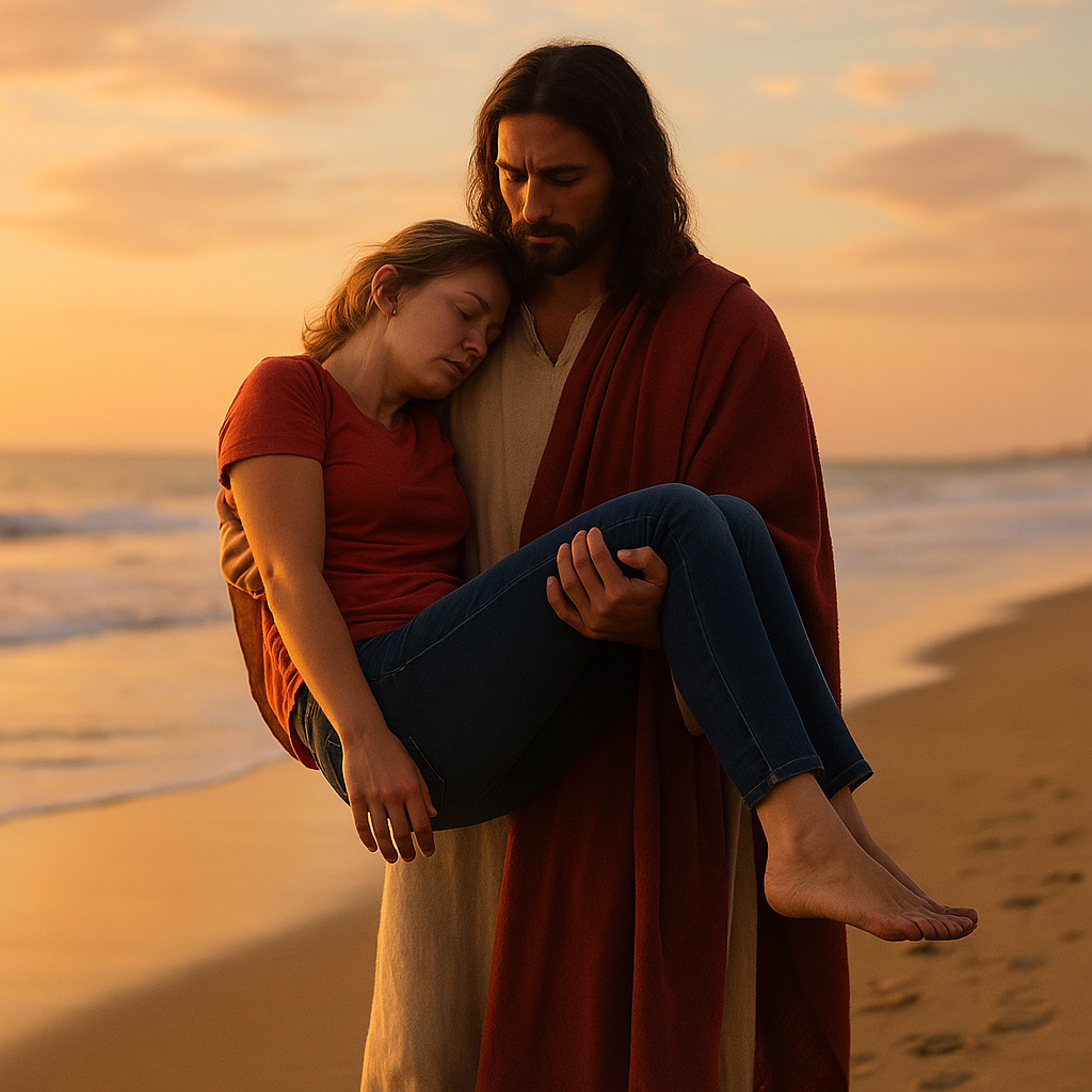 Christmas isn’t a reminder to “be cheerful.”

It’s a reminder that God stepped into a world that was already breaking.

Jesus didn’t watch our suffering from a distance.
He entered it.
He felt it.
He carried it.
And He still carries you.

Because He Himself suffered, He understands every weight you shoulder.
Because He promised never to leave or forsake you, He holds you when you can’t hold yourself.
Because He is not a man that He should lie, His word stands even when your strength doesn’t.