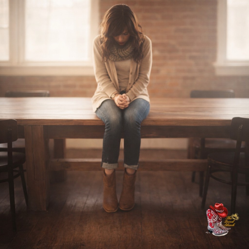 She Sat All&nbsp;Alone…