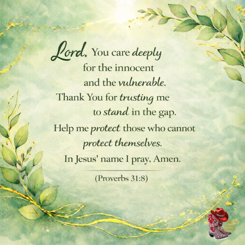 Daily Prayer – A Prayer for Wisdom to Help Protect the&nbsp;Vulnerable