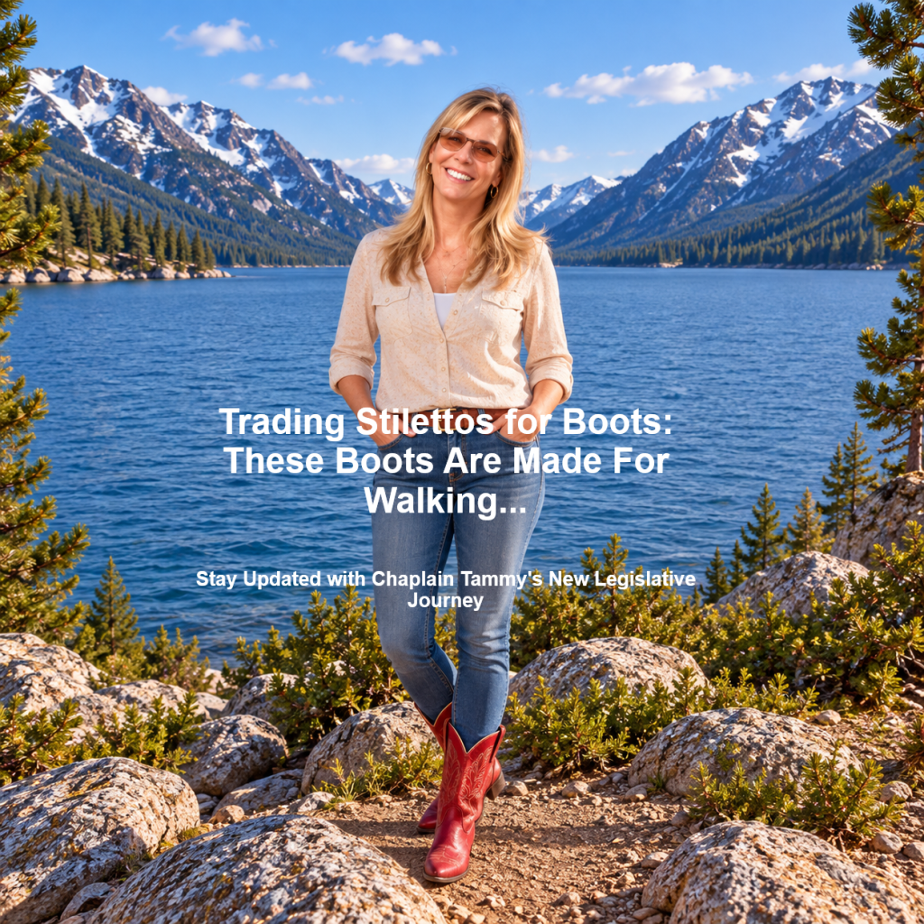 Chaplain Tammy - Trading Stilettos for Boots: These Boots Are Made for Walking...